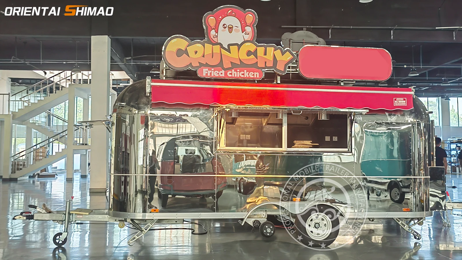 Pengantar trailer pangan stainless steel
