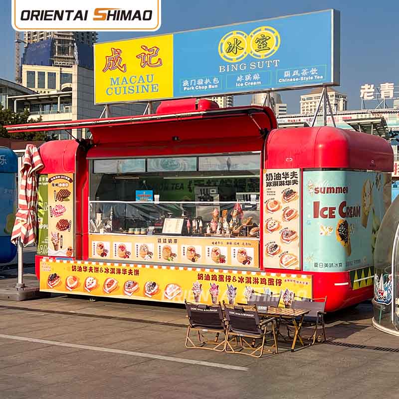 Dessert Cart Mobile Pawon Street Food Cart Katering Food Trailer Food Truck