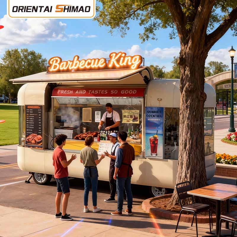 Hot Dog Cart Hotdog Stand Fast Food Stall Catering Street Food Trailer Commercial Food Truck