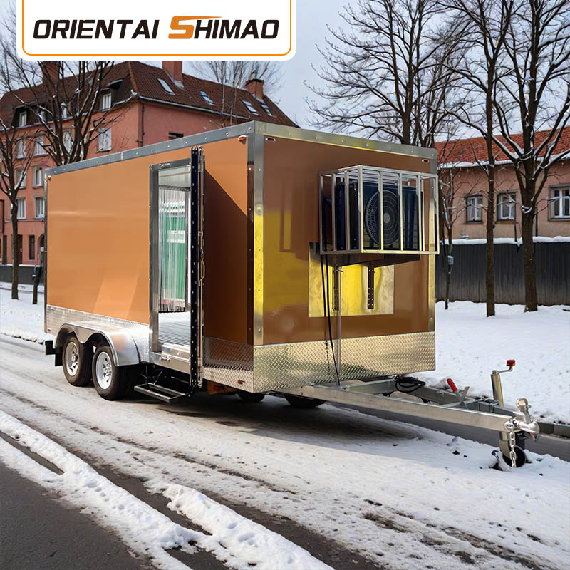 Trailer Freezer Terisolasi Kanggo Suhu Ekstrem